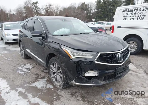 2022 Acura Rdx Technology Package z USA, uszkodzony, nr VIN 5J8TC2H51NL005411